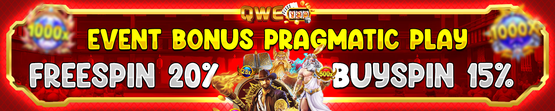 QWE138 -  EVENT BONUS SCATTER PRAGMATIC PLAY